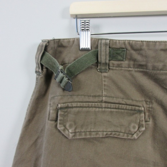 American Eagle AE Supply Cargo Shorts Men 38 Green Cotton Hiking Outdoor y2k 610 - Picture 2 of 13